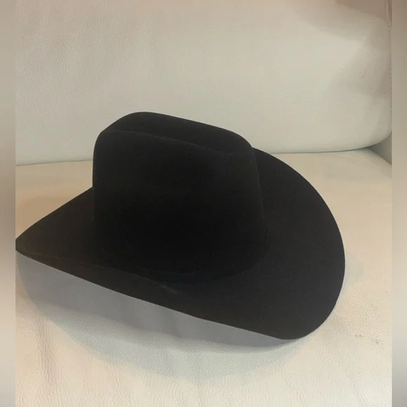 Resistol Black gold 20X Beaver Self-Conforming Cowboy Hat, Size 6 1/2 Black - Picture 4 of 11
